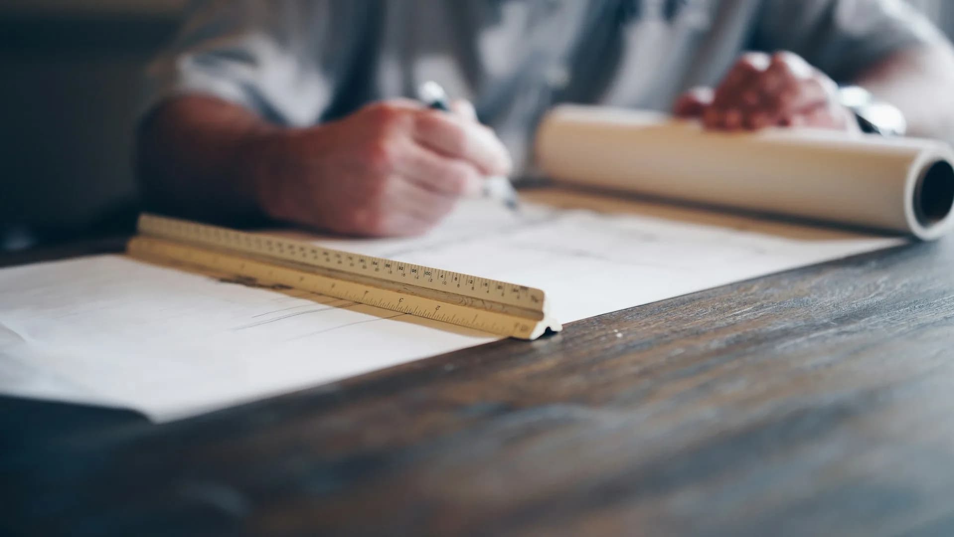 Construction drawings for a structural design